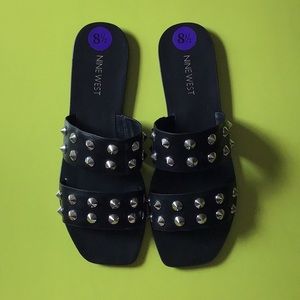 Brand new Nine West studded sandals